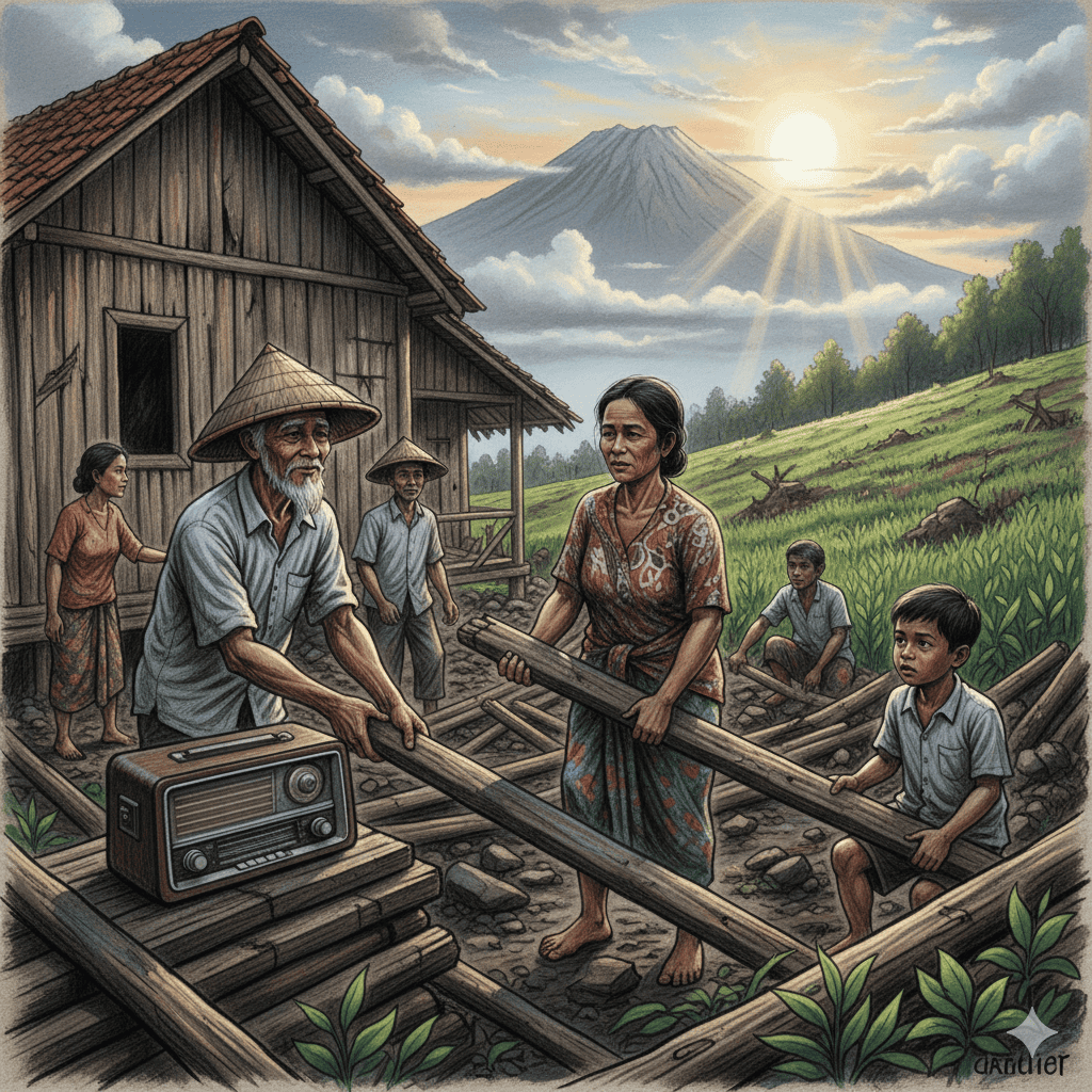 Peran Radio Komunitas Lintas Merapi dalam Meneguhkan Ketangguhan Masyarakat Gemini Generated Image 6icrbk6icrbk6icr